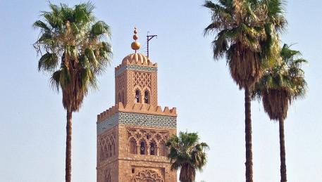 Marrakech - Minareto della Moschea Koutoubia