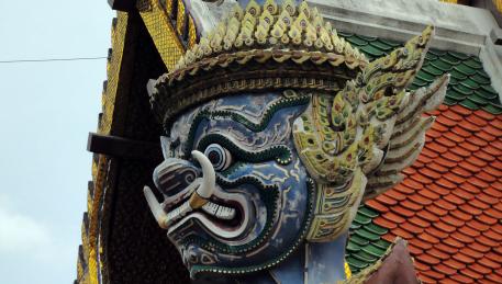Dettaglio di una guardiano Khon