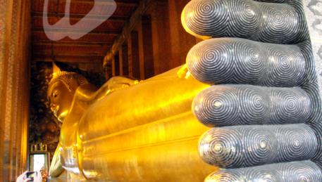 Bangkok - Il Wat Pho, Buddha Sdraiato