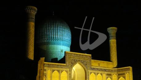 Samarcanda - Mausoleo di Gur Emir notturno