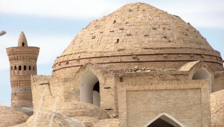 Bukhara - panoramana del Mausoleo Kukaldosh