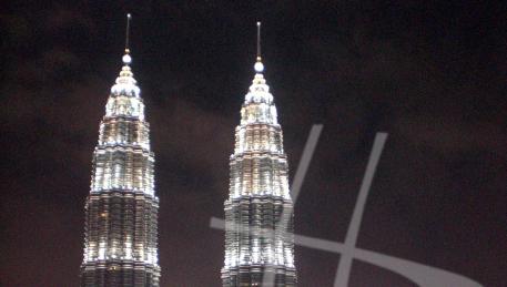 Kuala Lumpur - un'altra occhiata alle Petronas prima di tornare a casa...