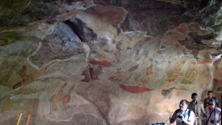 Sigiriya - grotte con affreschi