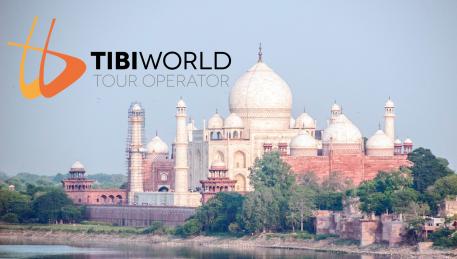 Agra - Taj Mahal visto dal Forte Rosso